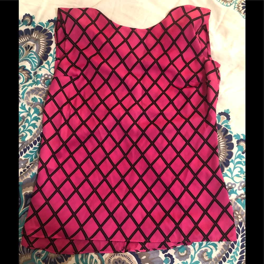 🚨Sale $6🚨 WORTHINGTON Hot Pink Sleeveless Blouse